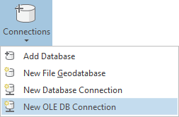 New OLE DB Connection (Nouvelle connexion OLE DB)