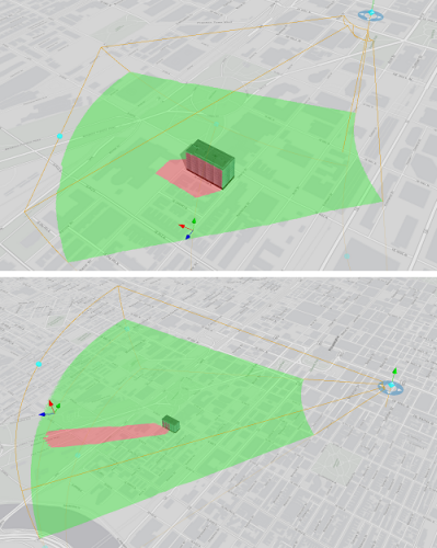 Comparaison de la précision de champ de vision