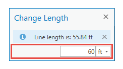 Boîte de dialogue Change Length (Modifier la longueur)