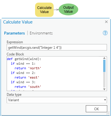 Définition des fonctions dans le bloc de code