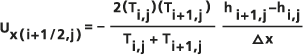 Formule du flux de l'aquifère s'écoulant parallèle à la direction x