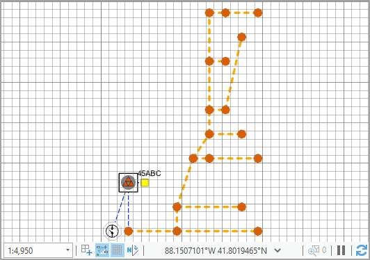 Mise en page Grid (Grille) avec Cell Width (Largeur de cellule) défini sur 100