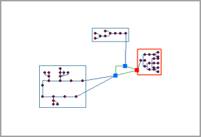 Compression avec option Maximum Distance for Grouping (Distance maximale pour le regroupement) définie sur 3