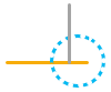 Arc pendant (avec dépassement)