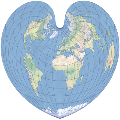 Exemple de projection de Bonne