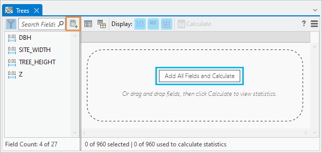 Vue Data Engineering d’une couche de carte