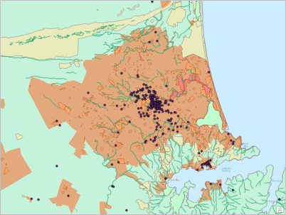 Zone urbaine de Christchurch