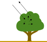 Diffusion volumétrique