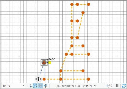 Mise en page Grid (Grille) avec Cell Width (Largeur de cellule) défini sur 100