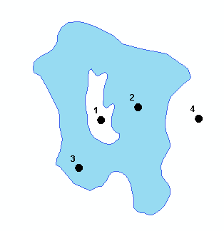 Distance de proximité à l'intérieur et à l'extérieur du polygone