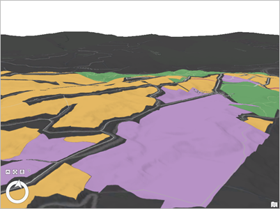 Navigation dans une scène pour obtenir une nouvelle perspective.