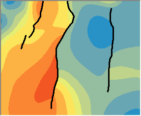 Prévisions de l’outil Interpolation par noyaux avec des interruptions absolues