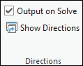 Section Directions (Feuilles de route)