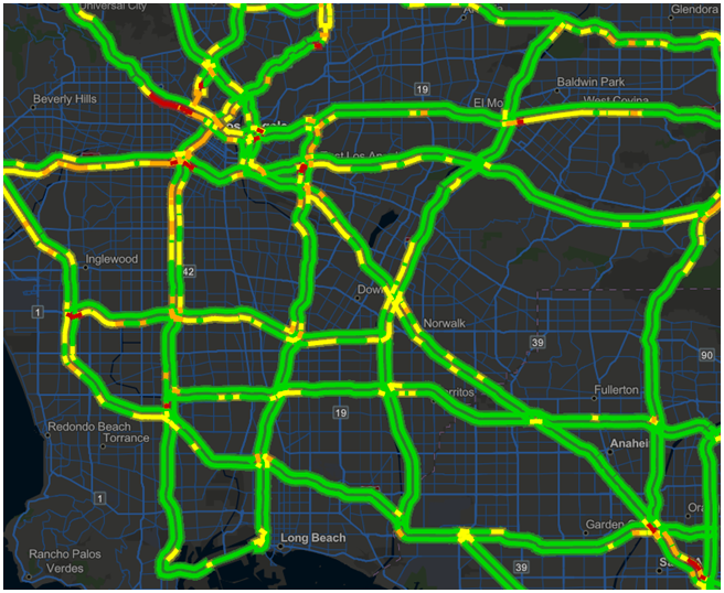 Service d’infos trafic en temps réel d’ArcGIS Online