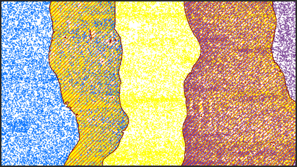 Exemple d'utilisation de l'outil Classer la superposition LAS