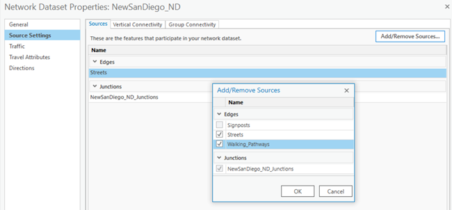 Ajout de sources via la boîte de dialogue Add/Remove Sources (Ajouter/supprimer des sources)