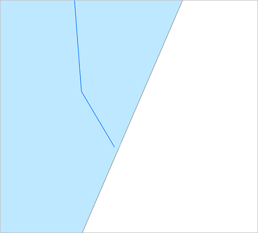 A gap between the DEPCNT feature edge and SOE boundary