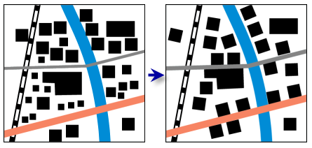 Illustration de l’outil Résoudre les conflits de construction