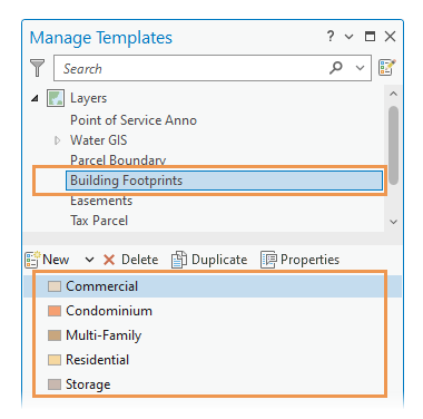 Manage Templates (Gérer des modèles)