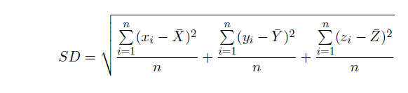 Mathématiques sous-jacentes à l'outil de distance standard