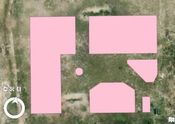 Vue de scène avec zoom sur une proposition de site de construction en Afrique du Sud Vue de scène avec zoom sur une proposition de site de construction en Afrique du Sud