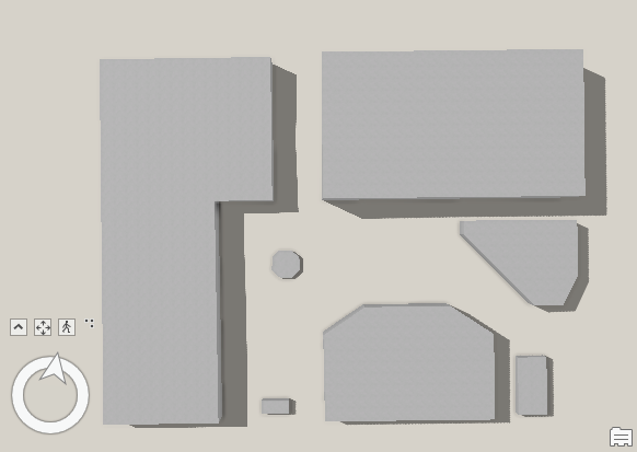 Bâtiments avec ombres Bâtiments avec ombres