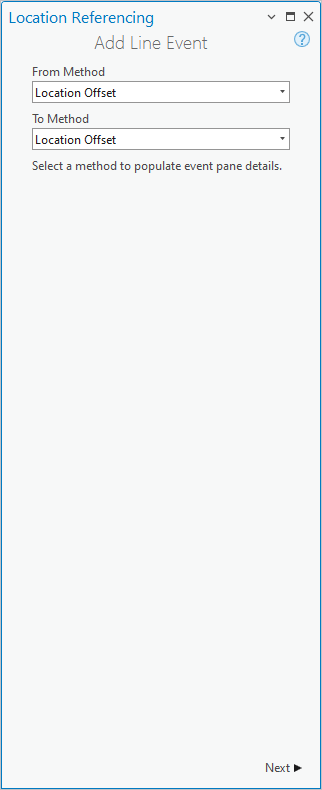 Fenêtre Add Line Event (Ajouter un événement linéaire) Fenêtre Add Line Event (Ajouter un événement linéaire)