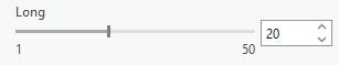 Long multivalue control with a slider control Long multivalue control with a slider control