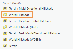 Résultats de la recherche dans Living Atlas Résultats de la recherche dans Living Atlas