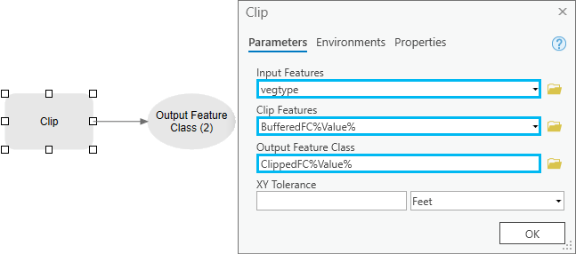 Boîte de dialogue de l’outil Découper Boîte de dialogue de l’outil Découper