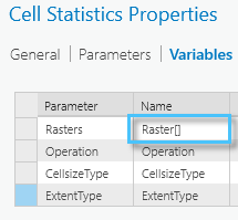 Propriétés des statistiques de cellule Propriétés des statistiques de cellule