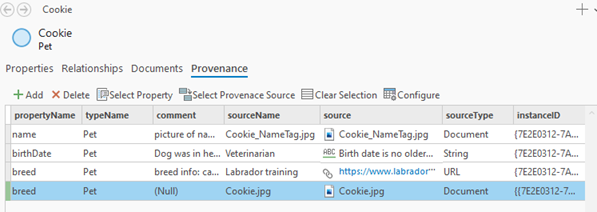 Le nom de fichier du document est enregistré automatiquement dans la colonne sourceName. Le nom de fichier du document est enregistré automatiquement dans la colonne sourceName.