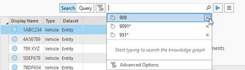 Cliquez sur une zone de texte de recherche vide et placez le pointeur de la souris sur le bouton Remove From History (Retirer de l’historique). Cliquez sur une zone de texte de recherche vide et placez le pointeur de la souris sur le bouton Remove From History (Retirer de l’historique).