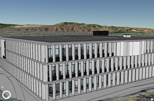 Couche de scènes de bâtiment Couche de scènes de bâtiment