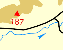 L’étiquette est alignée sur la direction de la ligne pour afficher le sens de circulation. L’étiquette est alignée sur la direction de la ligne pour afficher le sens de circulation.