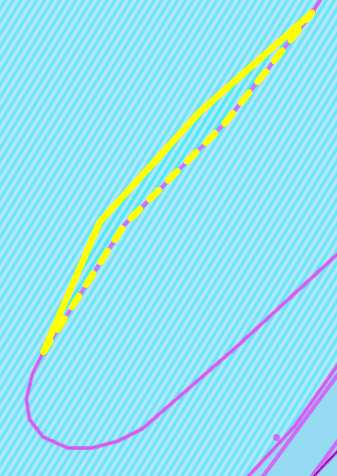 Reshaped overlapping DEPARE topology edge Reshaped overlapping DEPARE topology edge