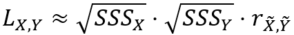 Formule approximative de la statistique L de Lee globale Formule approximative de la statistique L de Lee globale