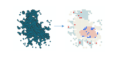 Illustration de l’outil Analyse optimisée des points aberrants Illustration de l’outil Analyse optimisée des points aberrants