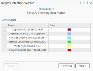 Page Classify Pixels by Best Match (Classer les pixels par meilleure correspondance)