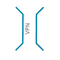 Exemple de l’option de règle Parallel With Ticks By Width (Parallèle avec croisillons par largeur)