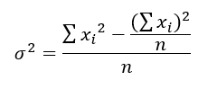 Équation de la variance