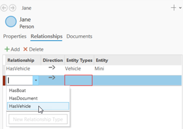 Select an existing relationship type. Select an existing relationship type.