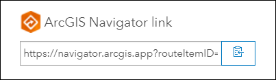 Link to the route layer in Navigator Link to the route layer in Navigator