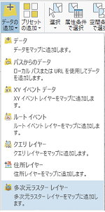 多次元データ レイヤーの追加