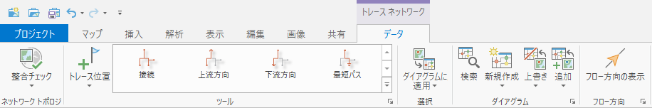 トレース ネットワーク リボン