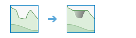 [サーフェスの平滑化 (Fill)] ツールの図