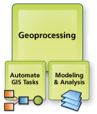 ジオプロセシングは、GIS タスクの自動化、モデリング、分析に使用される