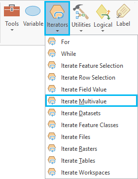 [複数値の反復 (Iterate Multivalue)] ツールの追加