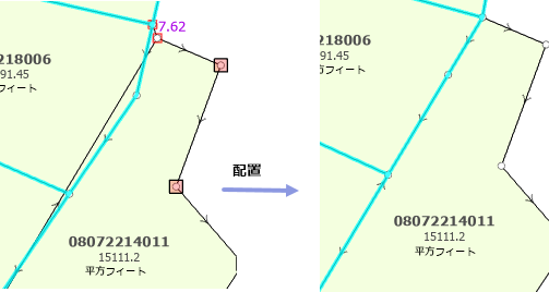 配置スナップ許容値