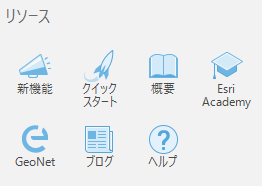 ArcGIS Pro の開始ページのリソース